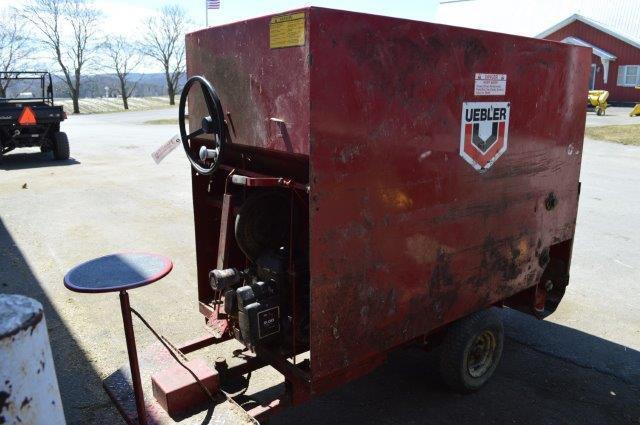 UEBLER 812 FEED CART, W/ B&S, 205cc ENG. , ELECTRIC START