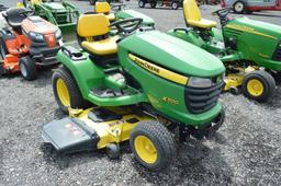 JD X500 Multi Terrain lawn mower w/ 54" Edge Extra cutting system, 307 hrs.