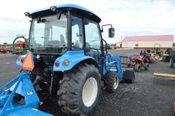'16 LS XR3135H tractor w/ LL3106 loader & quick attach LS bucket; cab, AC/H