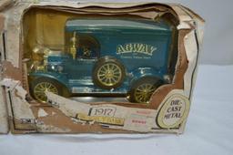 Agway bank trucks: 1912 Open Cab,  and 1917 Model T (2 pieces)