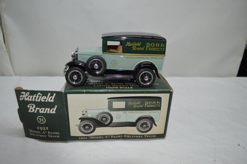 "Hatfield 100th Anniversary" 1931 Model A panel delivery truck bank