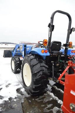 '15 NH Boomer 47 w/ 260TLA loader, 262 hrs, 16 speed gear drive, left hand reverser, 1 remote, 540 p