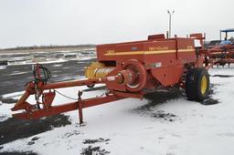 NH 575 small square baler w/ 72'' thrower, string tie, 540 PTO