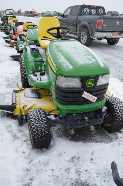 JD X728 ultimate lawn mower, w/ 515 hrs, 4X4, 60'' deck