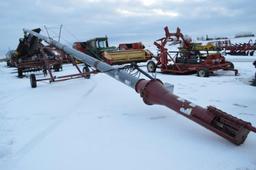 Hutchinson 10''x 62' grain auger w/ hyd lift, PTO