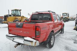 '01 Nissan Frontier pickup w/ 241,978 hrs, 4x4, 5 speed, manual shift, 4 do