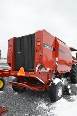 CIH RBX453 silage special round baler, string tie, 84'' pickup, moniter & m