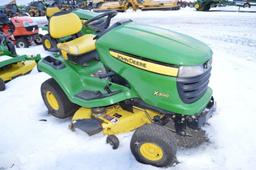 JD X300 lawn mower w/ 42" deck, 700 hrs, hydro