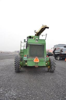 JD 6810 chopper w/ 4wd, 7,108/4,340 hrs, hydro, 20.8-38 tires, rear hyd.