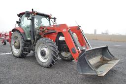 '08 CIH 140 Maxxum tractor w/ L755 quick attach loader, 2,499 hrs, 16 power