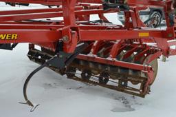 '14 Sunflower 6333 25' field finisher w/ tine leveler and rolling baskets (