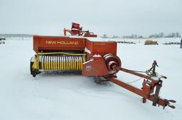 NH 311 baler w/ 75 kicker, string tie, applicator, controls in spring box