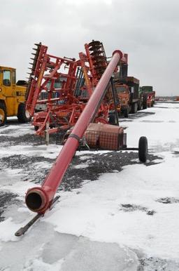 Jamesway manure load pipe w/transport,3 sections 50' hose