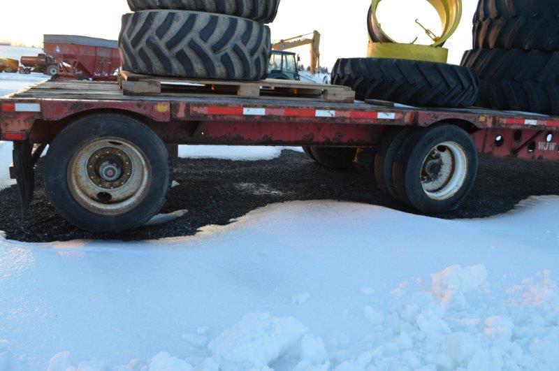 '06 Transcraft 48' steel step deck trailer w/ spread axle, air ride, 255/70