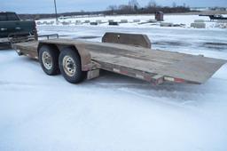 '12 PJ trailer w/ tilt deck, tandems, VIN# 4P5T62026C2174727