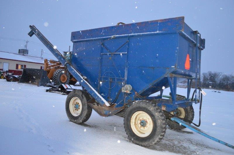 Killbros 300 bu bin wagon w/ hyd auger, 9.00-20 tires