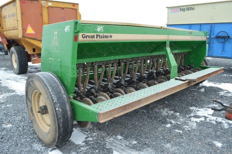 Great Plains 1300 Solid Sand grain drill, 13' 5", Packer hitch