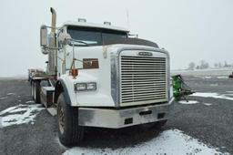 '97 Freightliner w/ dumping rolloff, Bempster dump body, Cummins M14 425HP