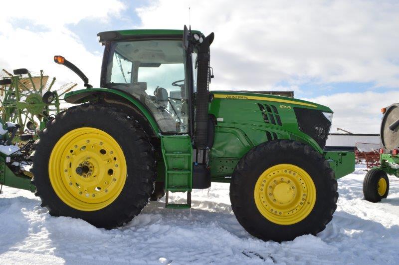 '12 JD 6170R w/ 4,687 hrs, IVT w/ left hand reverser, 4wd, 3 remotes, quick