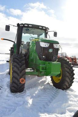 '12 JD 6170R w/ 4,687 hrs, IVT w/ left hand reverser, 4wd, 3 remotes, quick