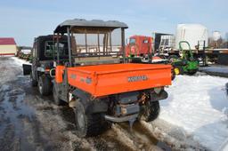 Kubota UTV 900, 2,900 hrs, 4wd, hyd dump, diesel