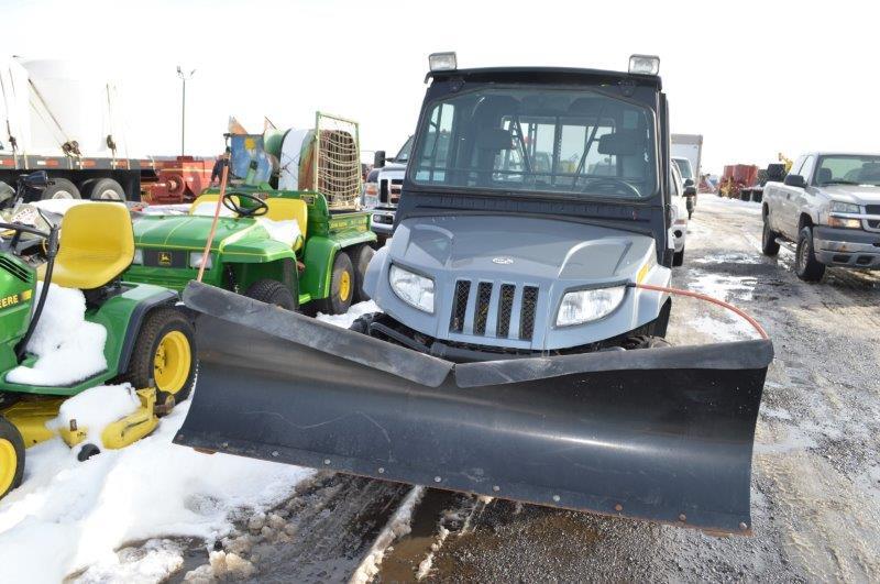 '10 Artic Proweller XTX 700 UTV, 933 hrs, 4wd, bed, snowplow, gas