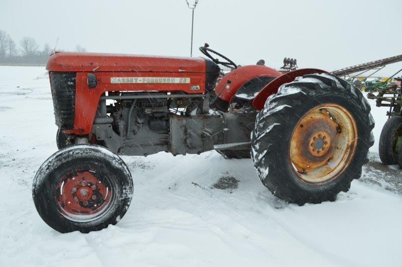 Massey Ferguson 50 tractor w/ 5,335 hrs, 3 pt, 540 PTO, 136/12-20 rear tire