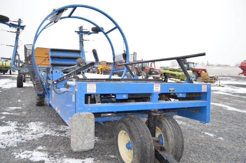 '15 Kemco bale tube wrapper w/ Honda JX630 motor, (like new)