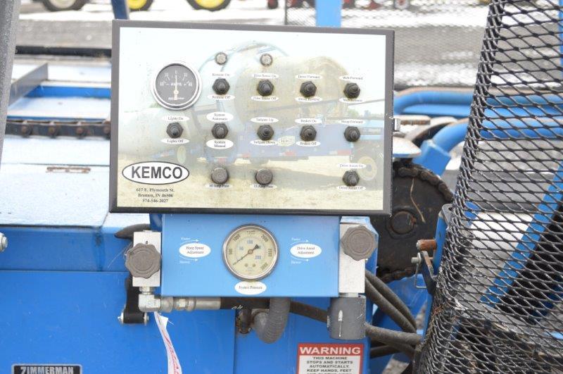 '15 Kemco bale tube wrapper w/ Honda JX630 motor, (like new)