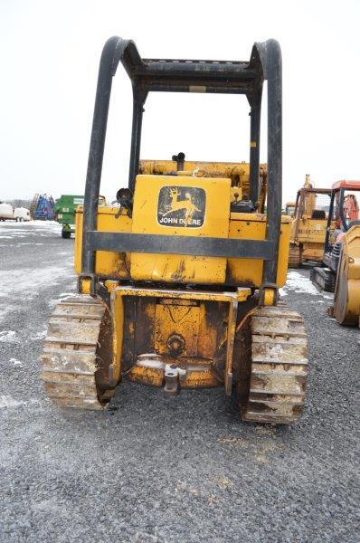 JD 450C crawler loader w/ 4 in 1 bucket, 4,322 hrs, (coolent leak & need en