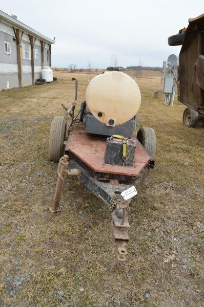 Regent 100 gallon sprayer w/ elect pump and cart