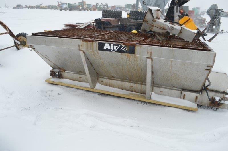 Airflow stainless steel salt spreader (controls in office)