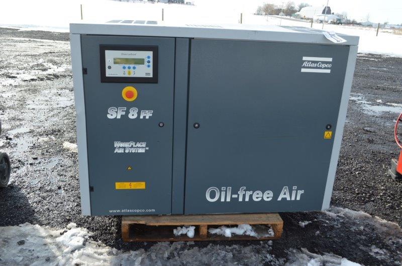 Atlas Copco SF8FF food grade air compressor