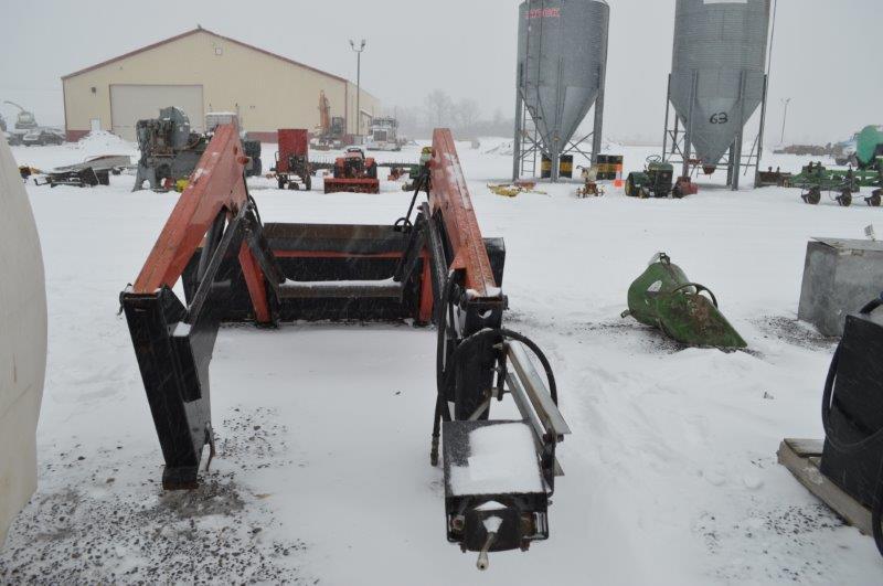 Bush Hog 2845 QT loader, 8' bucket w/ brackets