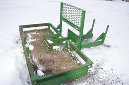 JD tractor mount stone carrier