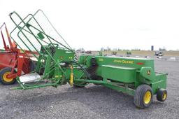 JD 328 square baler w/ JD 42 kicker, string tie, 5'4" pickup head, hyd bale tension