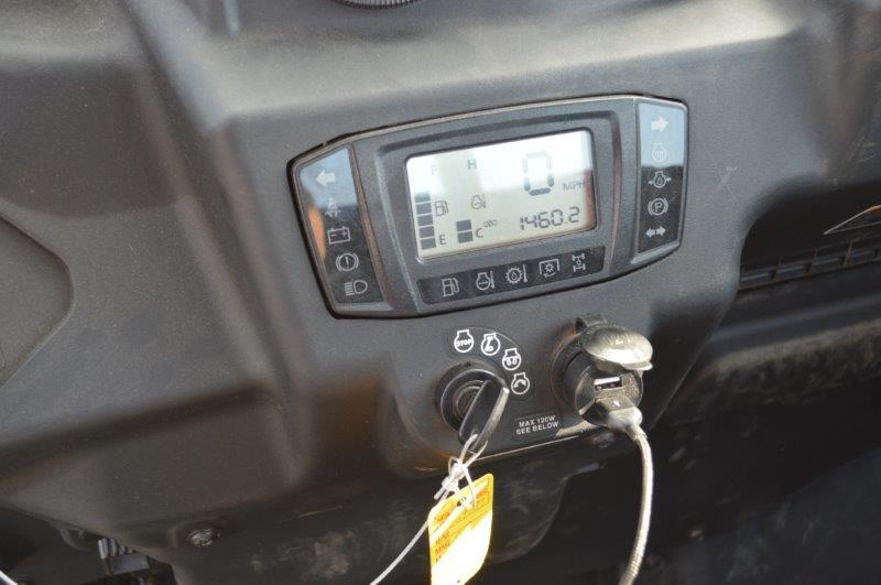Kubota RTV 1100C w/ 506 hrs, diesel, 4wd, cab, AC,Heat,hyd. dump, (like new)