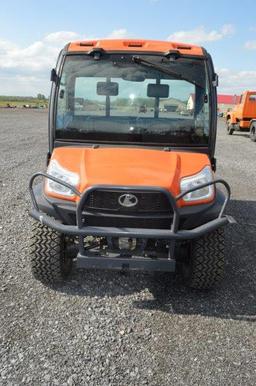 Kubota RTV 1100C w/ 506 hrs, diesel, 4wd, cab, AC,Heat,hyd. dump, (like new)