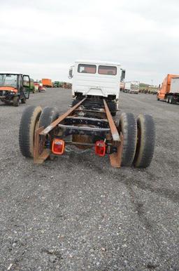 '01 Freightliner F70 cab & chasiss w/ 492,882 miles, Mercedes diesel engine, 23' bed, (title) VIN# 1