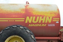 Nuhn Magnum 5000 gallon manure tanker w/ 30.5L-32 tires, serial# 01145