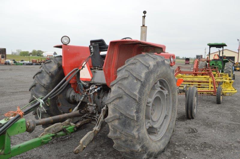 Massey Ferguson 1080 tractor w/ 18.4-34 rear tires, showing 5,000 hrs (owner manual in office)
