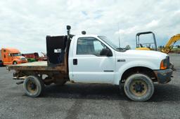 '00 Ford F-250 truck w/ stake body, 4wd, auto trans, 148,121 miles, Powerstroke V8 diesel motor, (ti