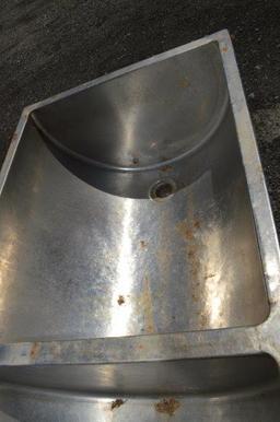 stainless steel wash sink