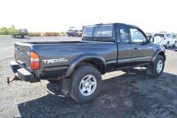 '01 Toyota Tacoma pickup, 4x4, V6 engine, auto trans, power options, 227,341 mi, (title) VIN# 5TEWN7