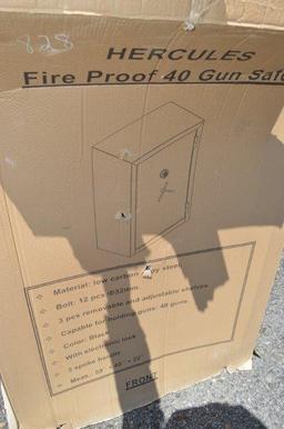 Hercules Fire proof 40 gun safe (new in box)