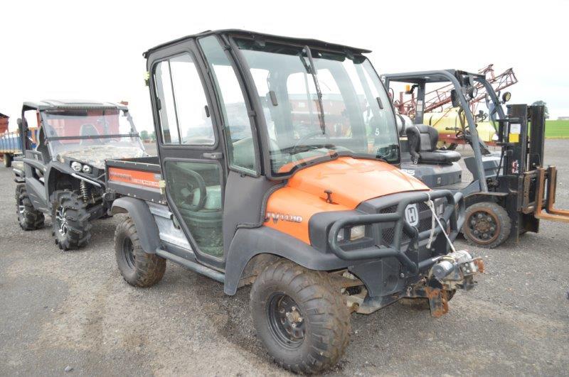 Husqvarna HUV 4421D w/ 630 hrs, AWD, winch, power dump, diesel, hitch, cab w/ heat