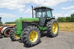 JD 3155 tractor w/ 3,481 hrs, 1,000 PTO, 3pt, 18.4R38 rear tires, serial# 40TSG33281928, (Run and dr