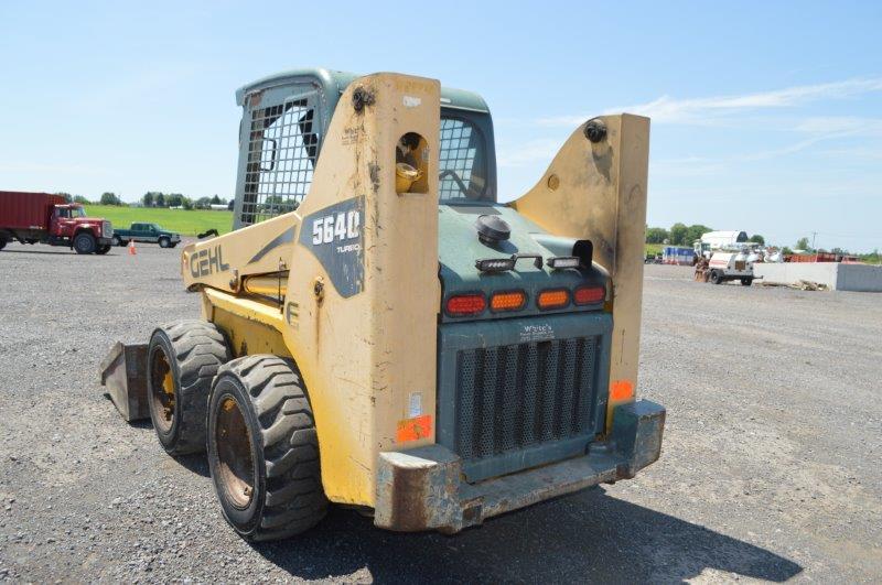 '07 Gehl 5640 E-series Turbo skidloader w/ 9,753 hrs, joystick controls, hyd quick attach, selling w