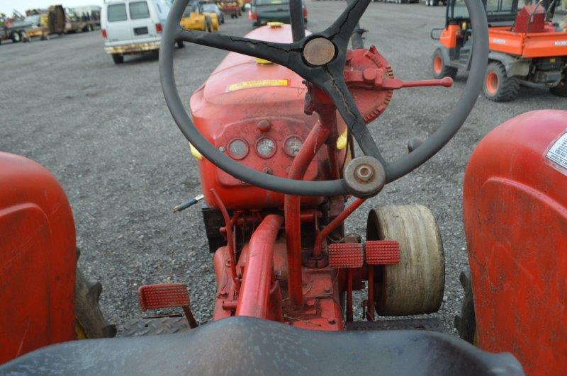 Massey Harris 30 tractor w/ narrow front, tricycle tires, 540 pto, 5 speed, 13.6-38 rear tires (new