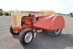 Case 730 Comfort King orchard tractor w/ wide front, diesel, 540 pto, 2 remotes, rear wheel gaurds,